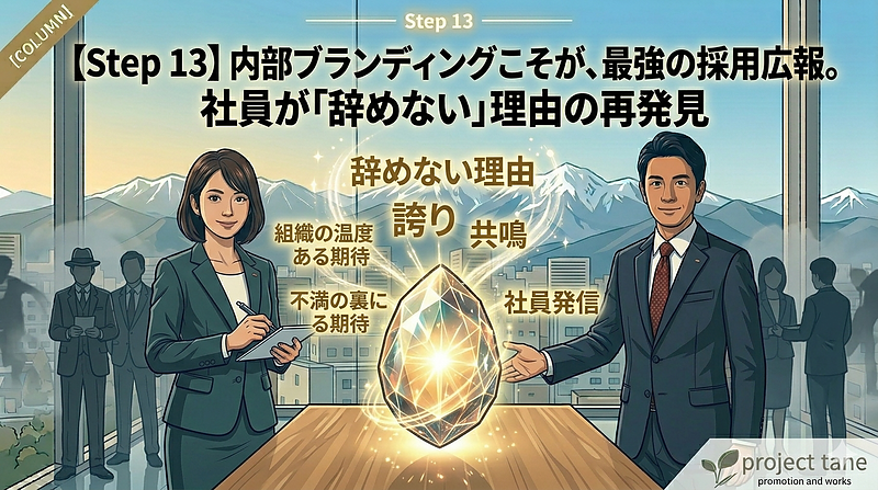 【Step13】内部ブランディングこそが最強の広報