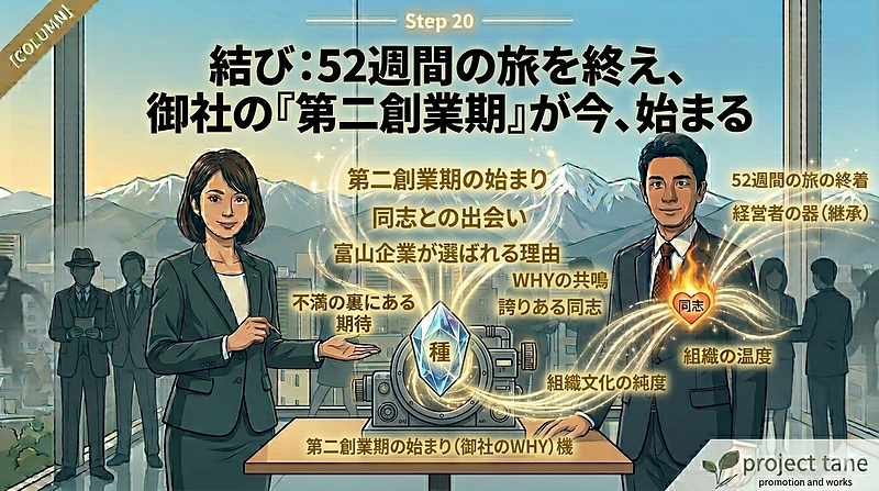【Step20】結び：52週間の旅を終え、御社の『第二創業期』が今、始まる