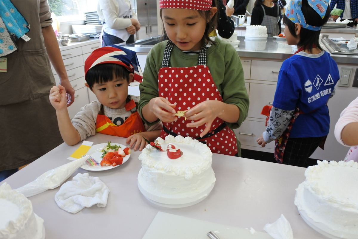子供クッキングクリスマスケーキづくり 料理研究家 瀬尾三礼 マイベストプロ富山