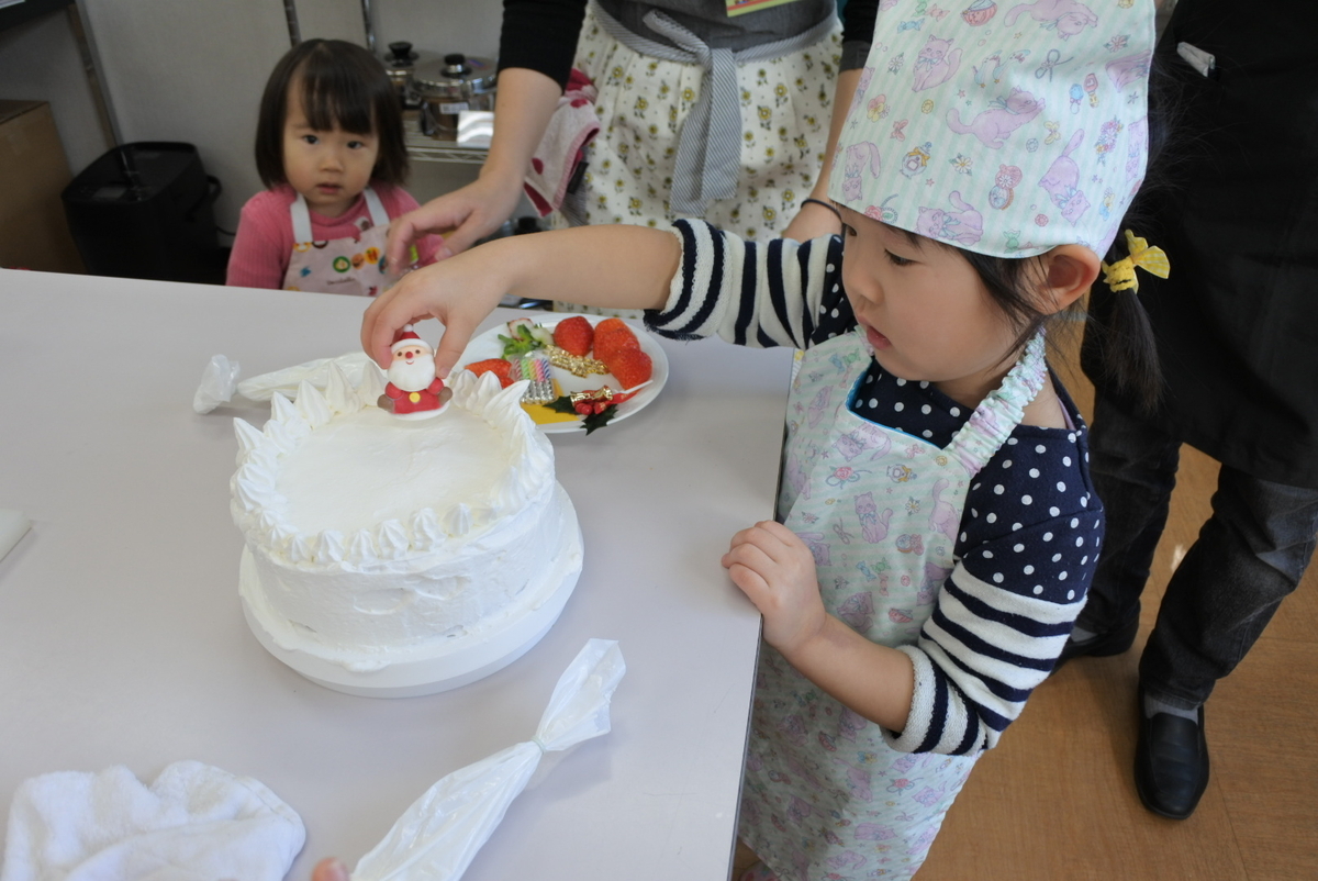 子供クッキングクリスマスケーキづくり 料理研究家 瀬尾三礼 マイベストプロ富山