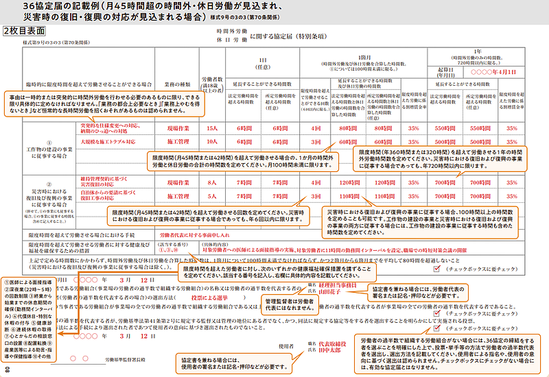 出典：厚生労働省「建設業　時間外労働の上限規制　わかりやすい解説」