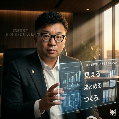 見える、まとめる、つくる。建設業許可申請に込める思い