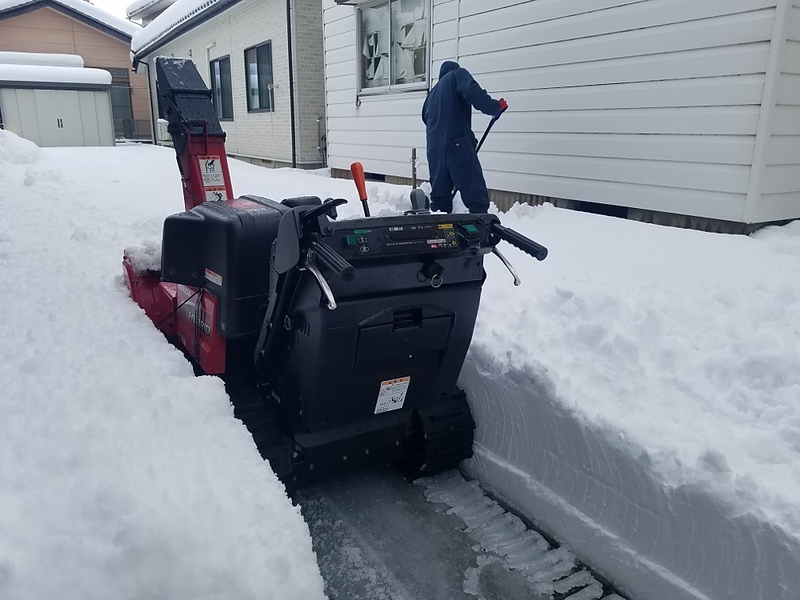 除雪作業