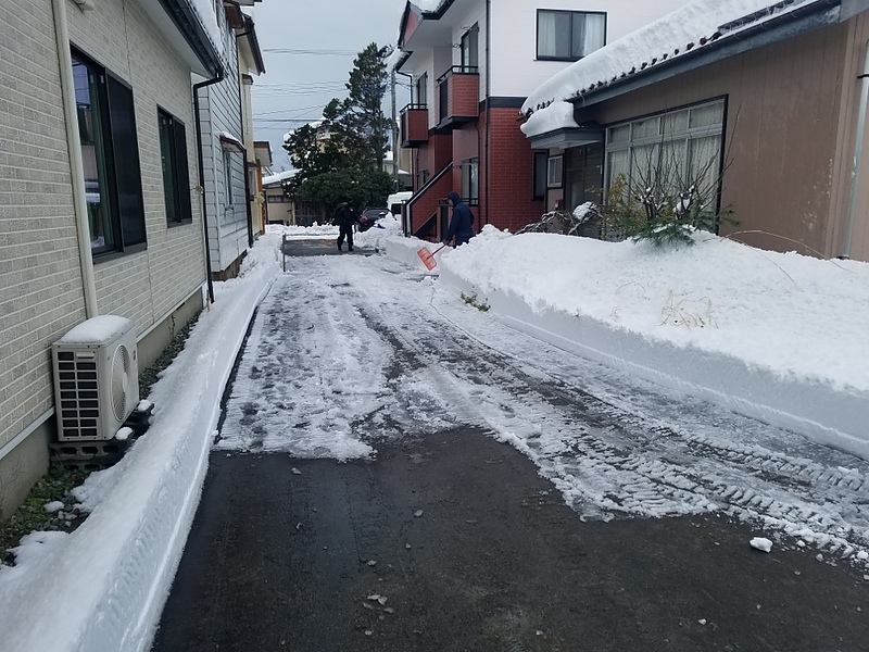 除雪作業