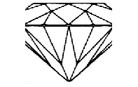ダイヤモンドの形状をイラストで