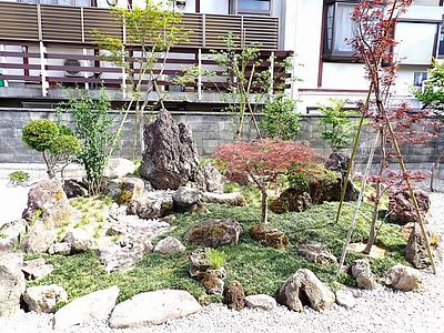 山形市のS様邸のガーデニング完成しました
