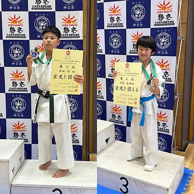 ジュニア大会 3位になりました