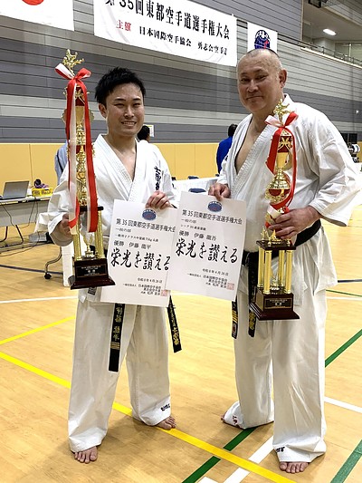 親子で優勝しました