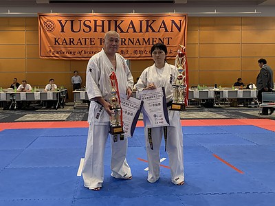 親子で準優勝でした