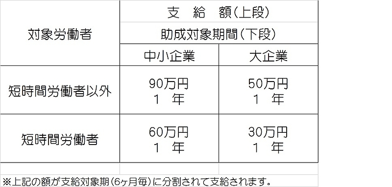 高年齢者雇用開発特別奨励金